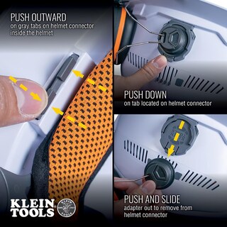Foto 5 | Orejeras Klein Tools 60502 Con Casco De Ala Completa - Venta Internacional.