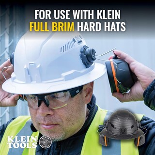 Foto 6 | Orejeras Klein Tools 60502 Con Casco De Ala Completa - Venta Internacional.