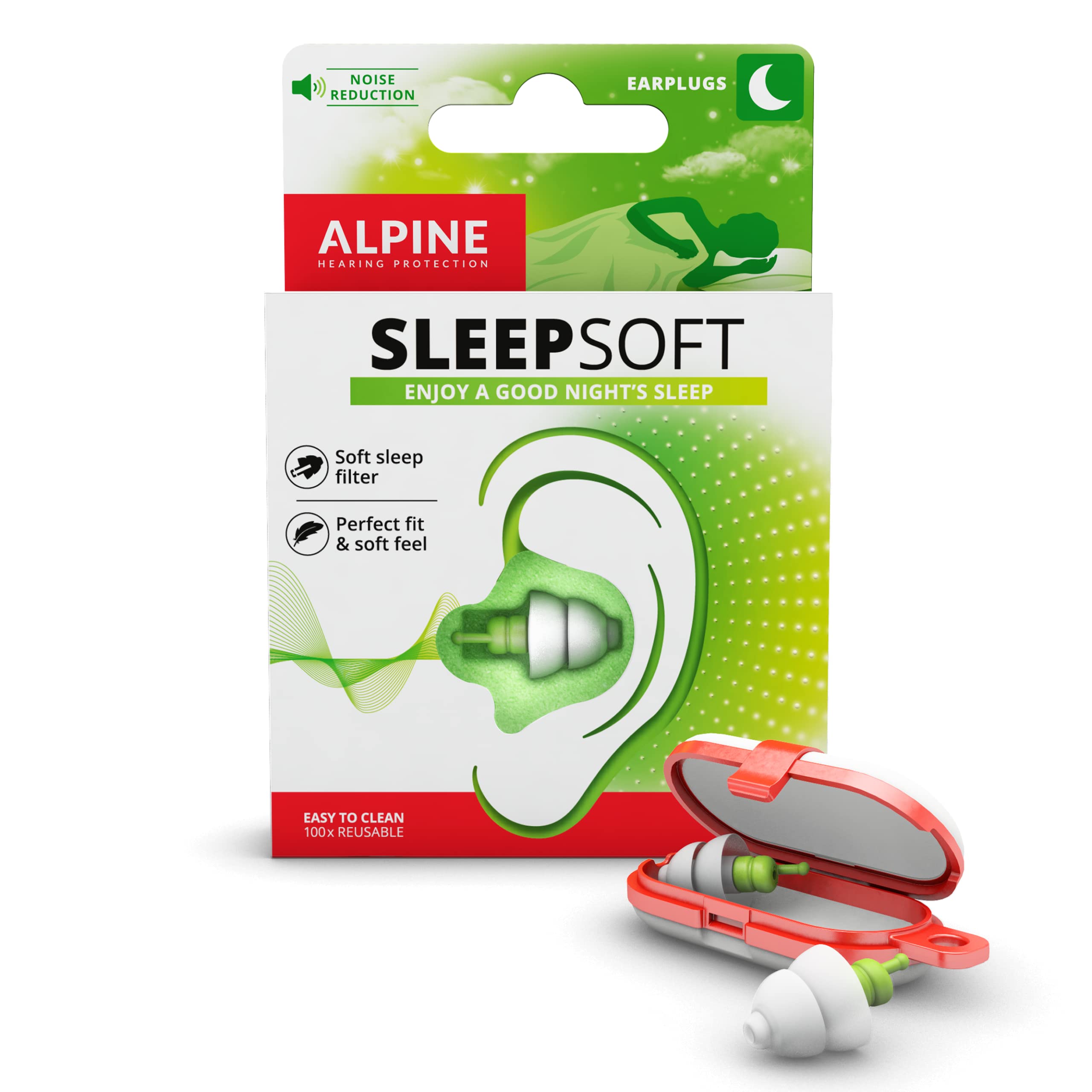 Foto 2 pulgar | Tapones Para Dormir Alpine Sleepsoft Ultra Soft Side Sleepsleep Sleepseper - Venta Internacional.