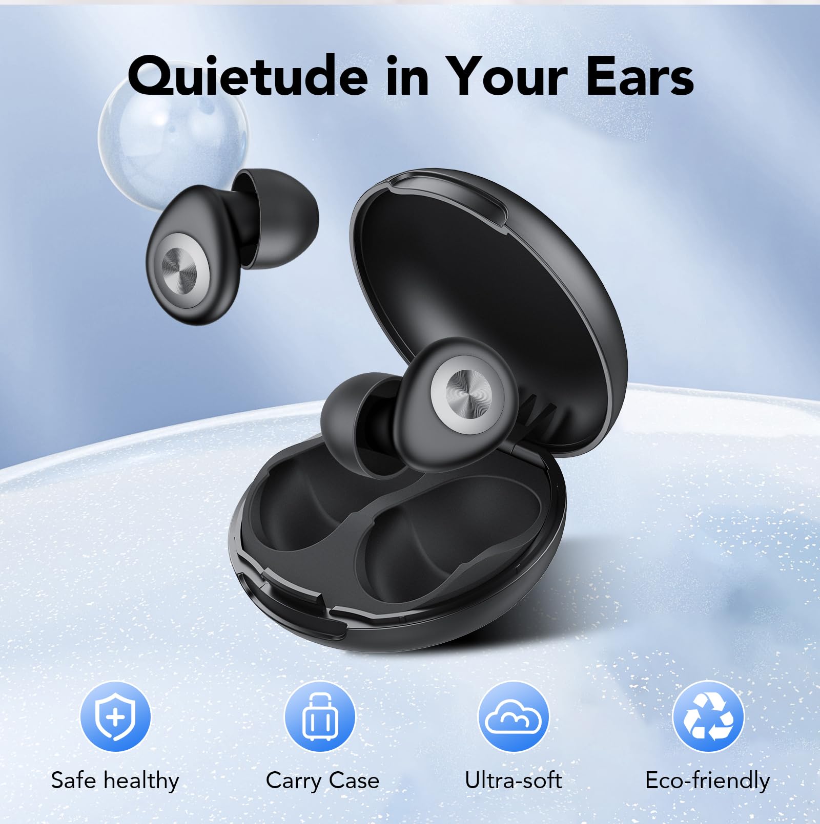 Foto 5 | Tapones Para Los Oídos Cascho Para Dormir, Con Cancelación De Ruido, 45 Db, Con Funda - Venta Internacional.