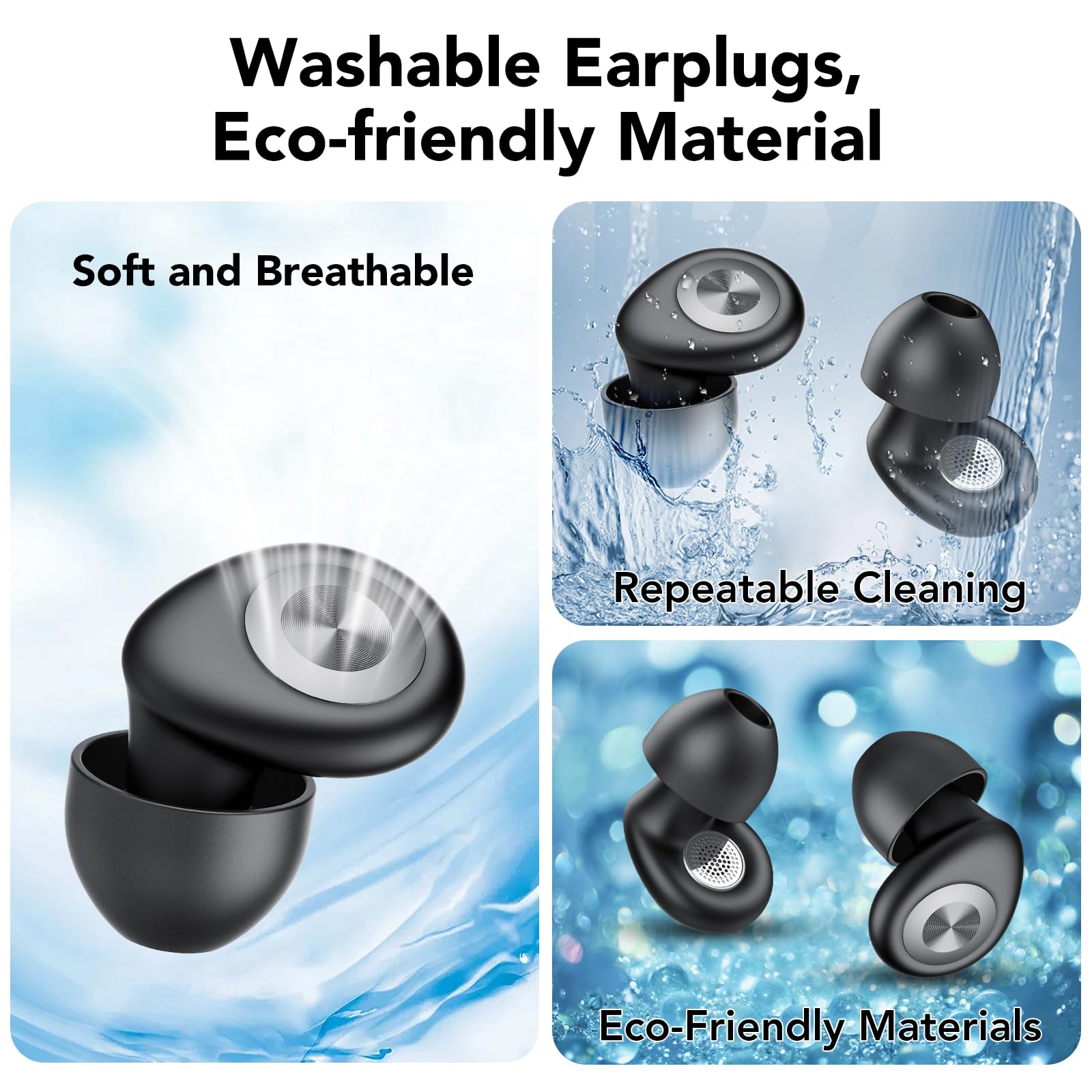 Foto 6 | Tapones Para Los Oídos Cascho Para Dormir, Con Cancelación De Ruido, 45 Db, Con Funda - Venta Internacional.