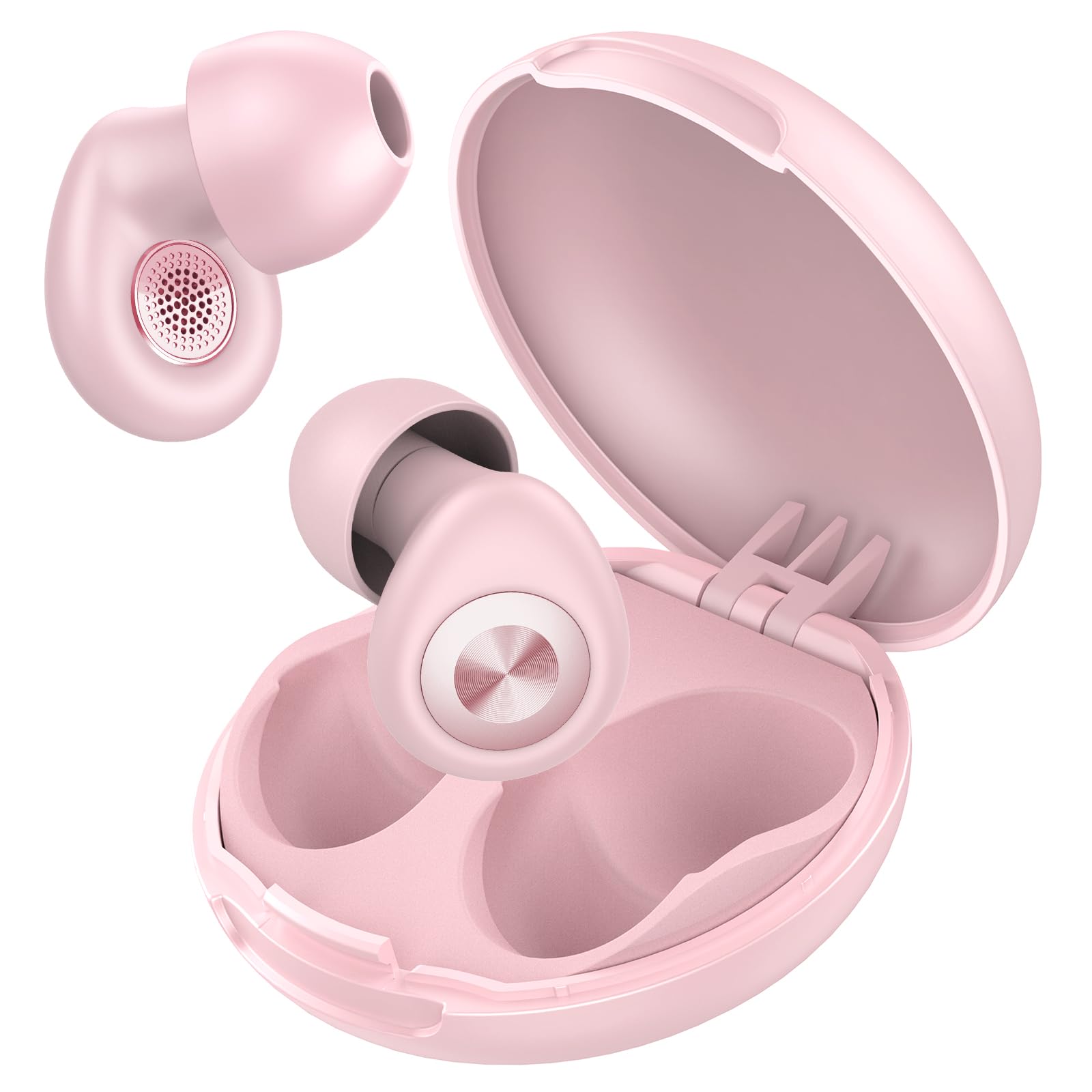 Tapones Para Los Oídos Cascho Para Dormir, Con Cancelación De Ruido, 45 Db, Con Funda - Venta Internacional.