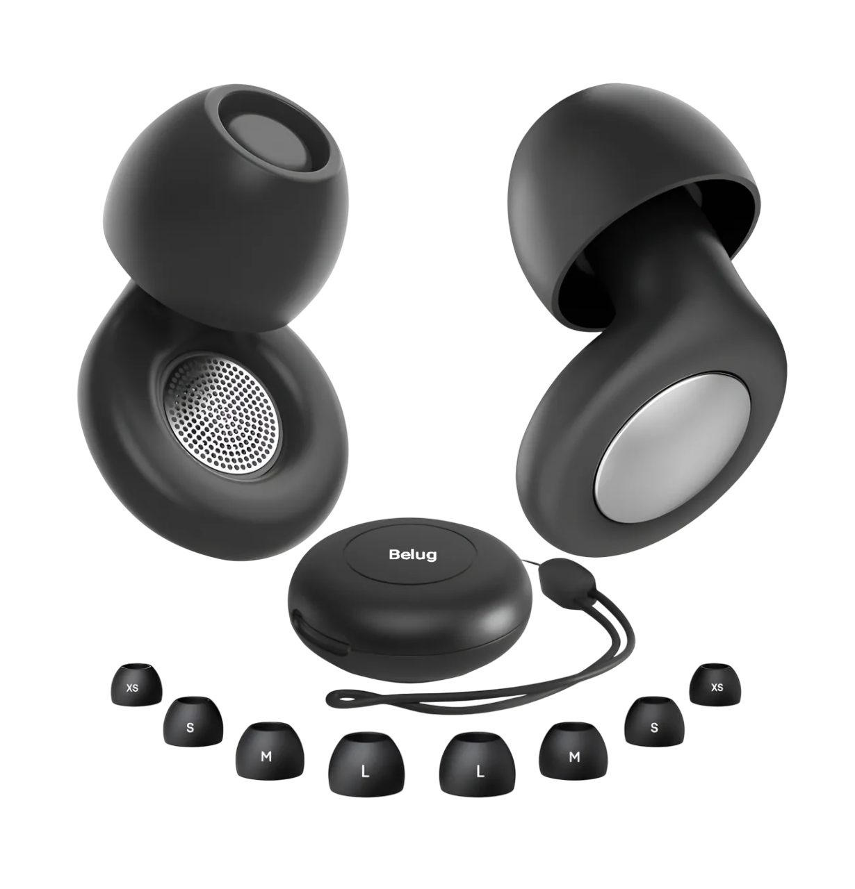 Foto 2 pulgar | Tapones Auditivos Dormir Para Oídos Concierto Con 8 Earplugs Negros