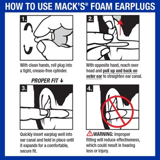 Foto 7 | Tapones De Espuma Mack's Ultra Soft De 33 Db Nrr Para Dormir 50 Pares - Venta Internacional.