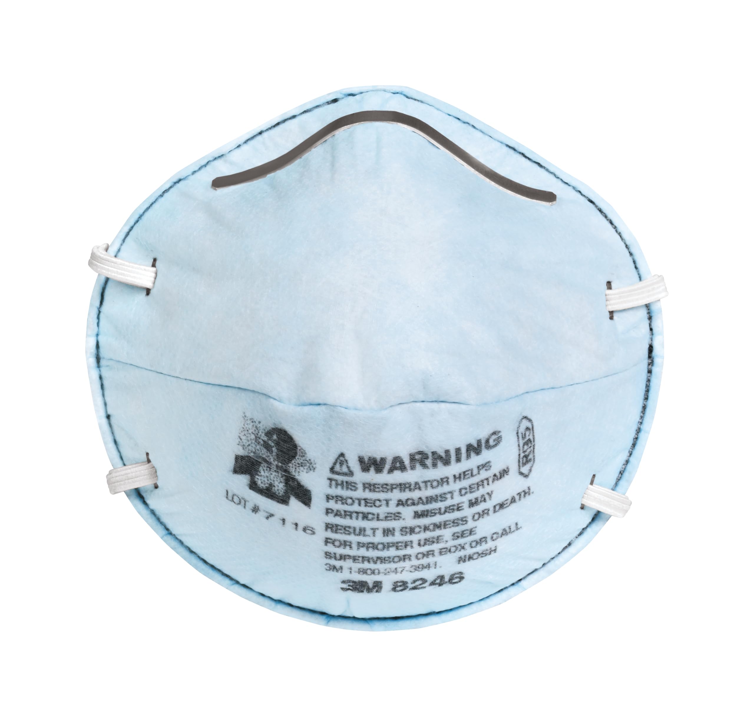 Foto 3 pulgar | Limpiador Doméstico Respirator 3m 8246 Olor R95 Sin Válvula - Venta Internacional.