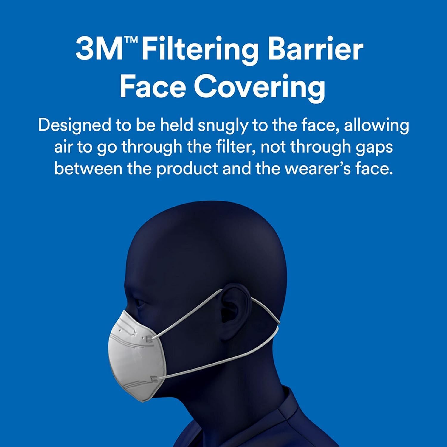 Foto 6 pulgar | Protector Facial 3m Filtering Barrier, Suave Y Transpirable, Paquete De 20 - Venta Internacional.