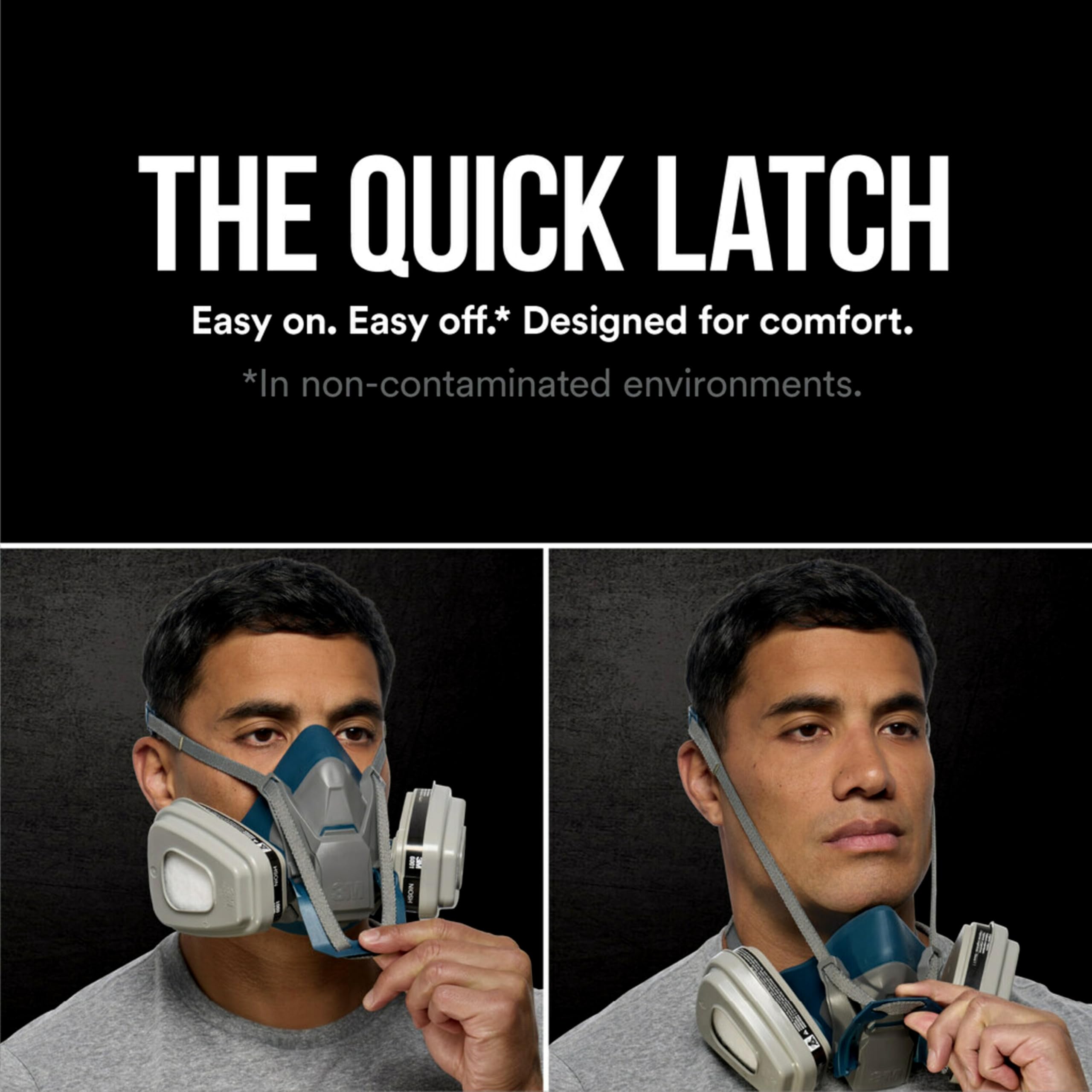 Foto 6 | Respirador 3m P95/ov Paint Project Quick Latch 6502ql Medium - Venta Internacional.