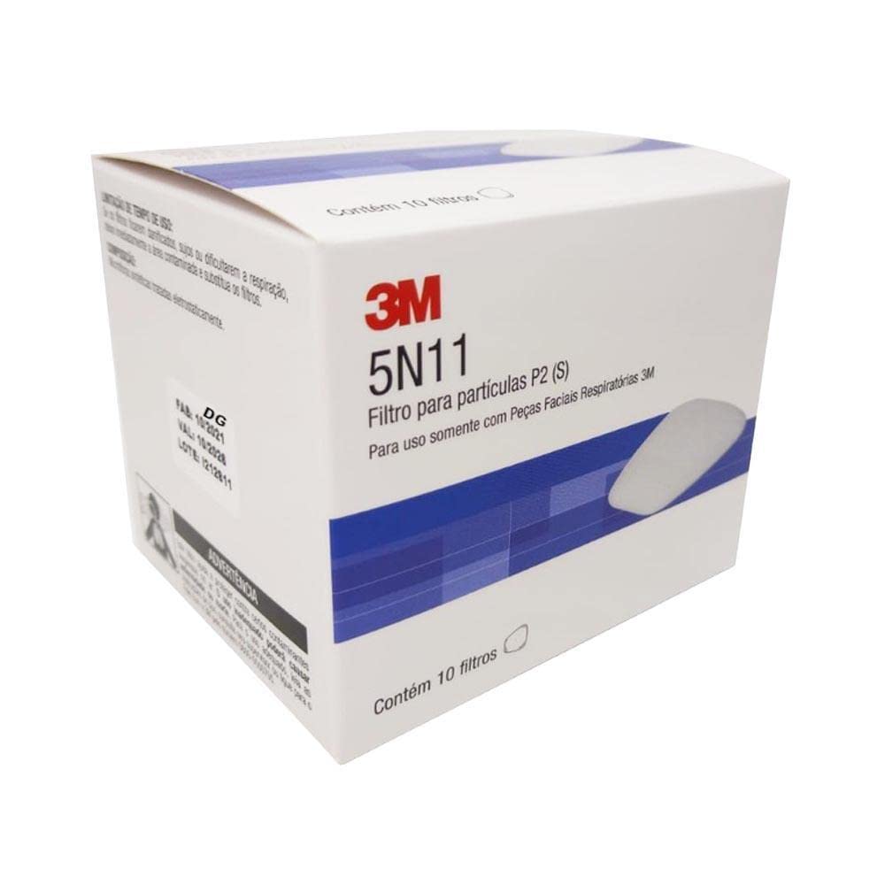 Foto 3 pulgar | Filtro De Respiración 3m N95 5n11 Desechable, Paquete De 10 - Venta Internacional.