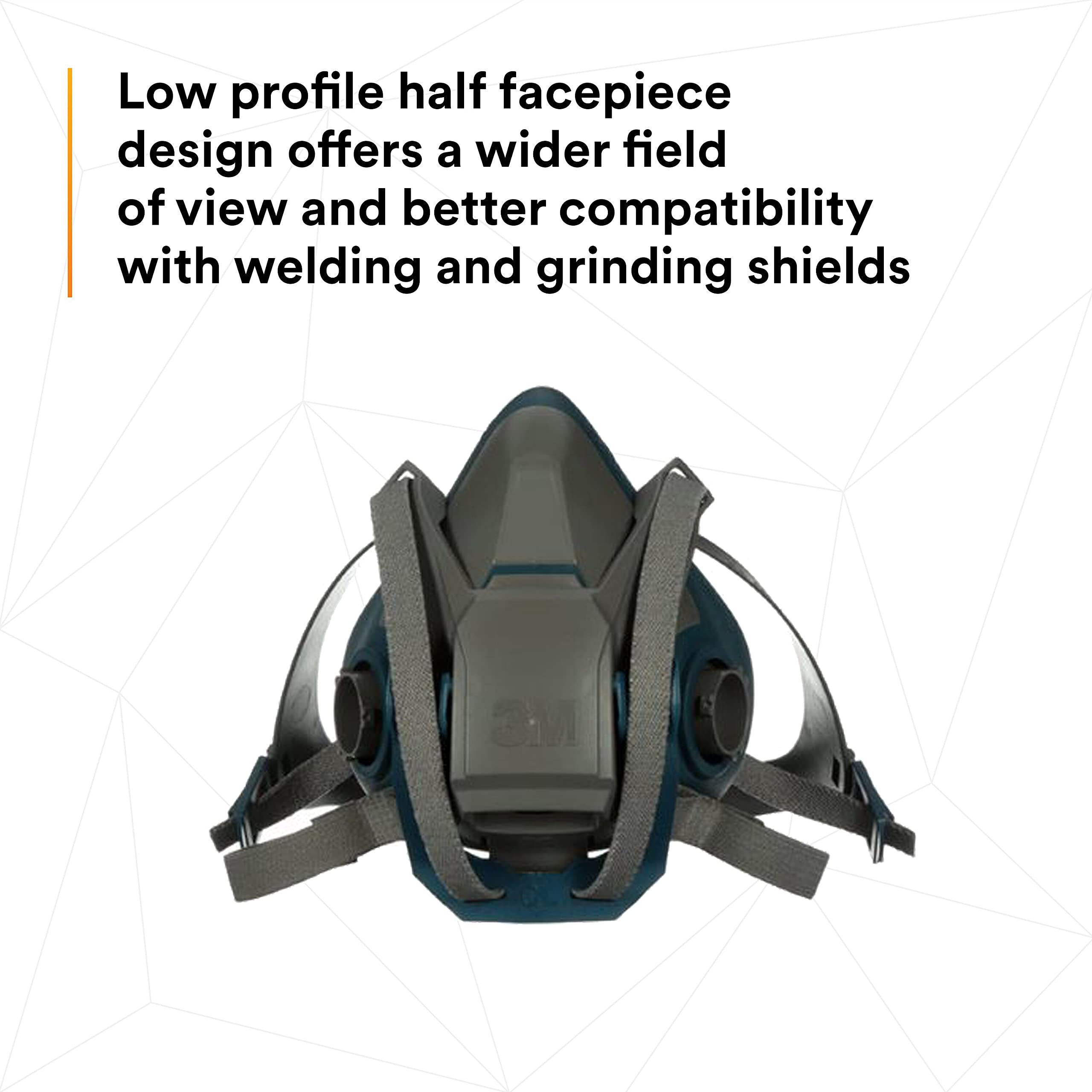 Foto 3 | Respirador 3m Rugged Comfort 6503ql, Media Máscara De Silicona - Venta Internacional.