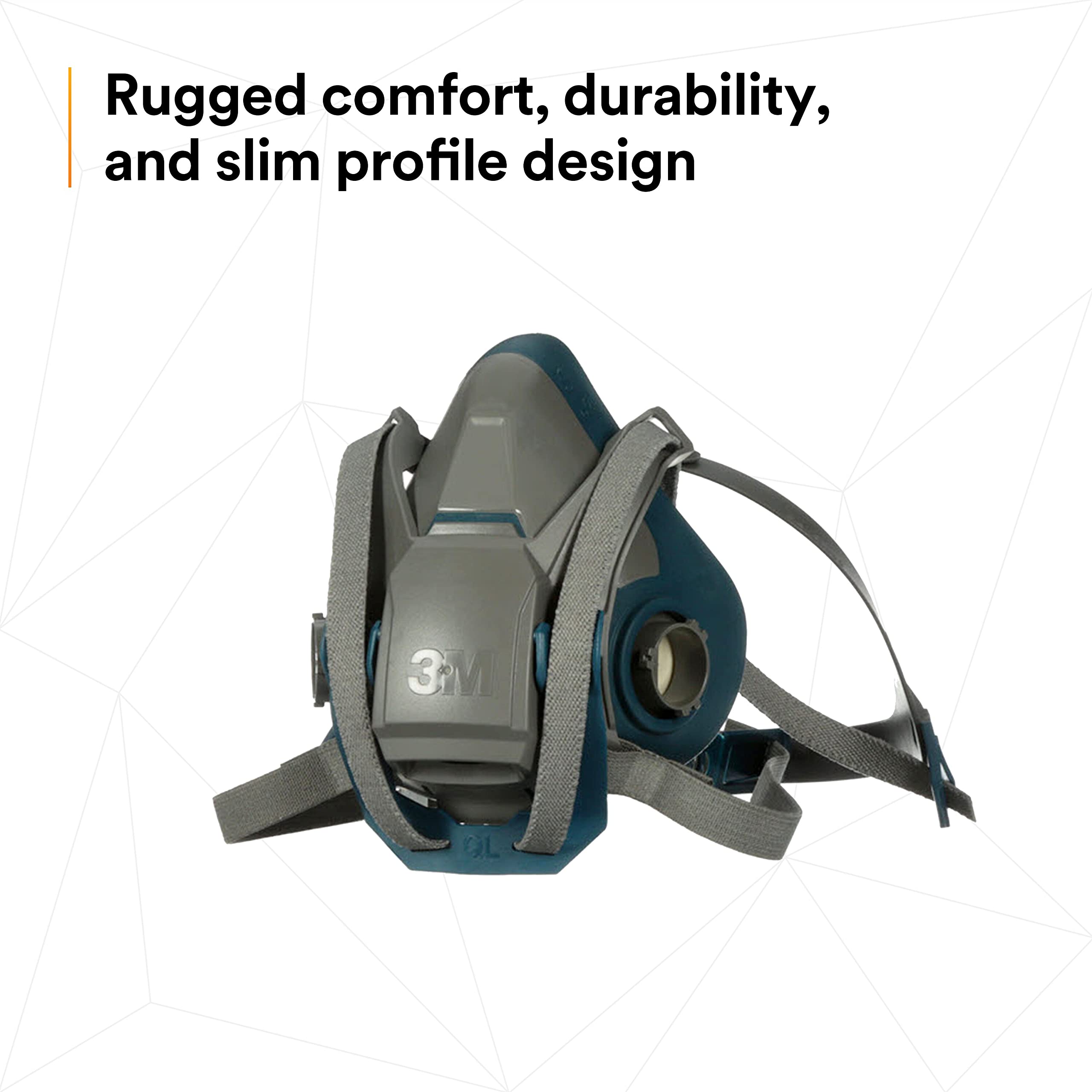 Foto 7 pulgar | Respirador 3m Rugged Comfort 6503ql, Media Máscara De Silicona - Venta Internacional.