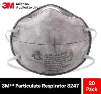 Foto 2 | Respirador 3m 8247 R95 Aprobado Por Niosh, Paquete De 20 - Venta Internacional.