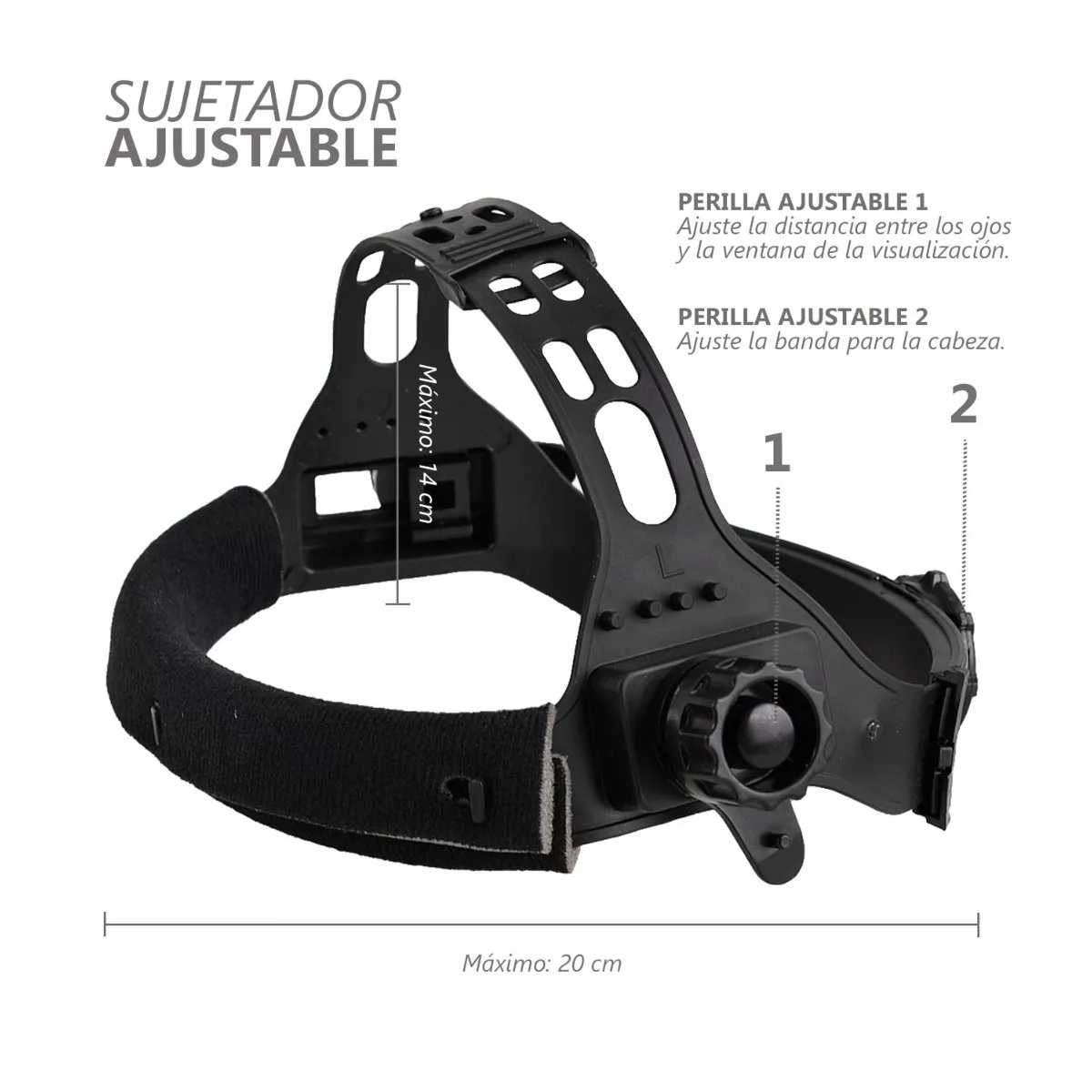 Foto 5 pulgar | Careta de Soldar Uso Industrial Electrónica Eo Safe Imports Esi-6945 color Negro