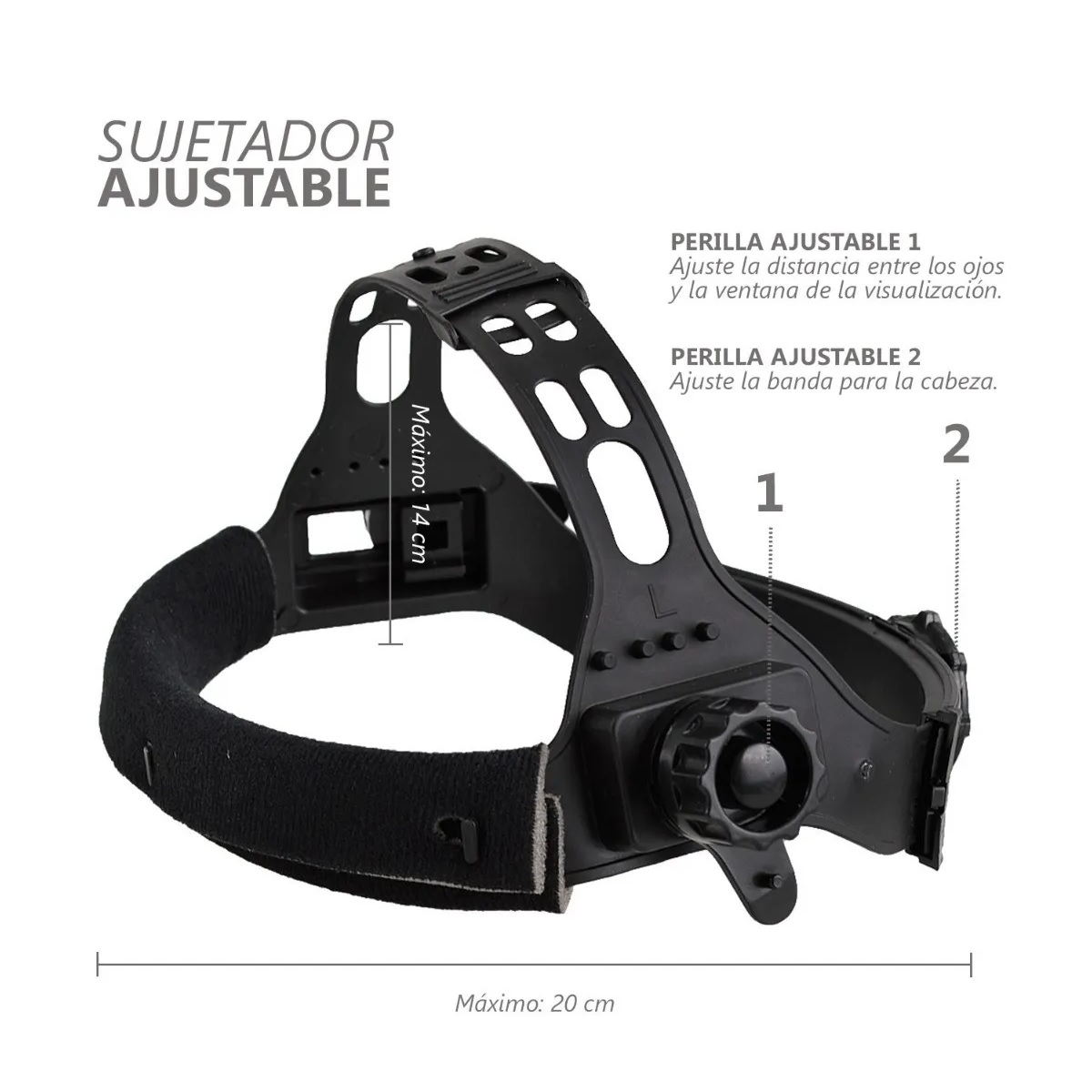 Foto 4 pulgar | Careta de Soldar Uso Industrial Electrónica Eo Safe Imports Esi-6942 Multicolor