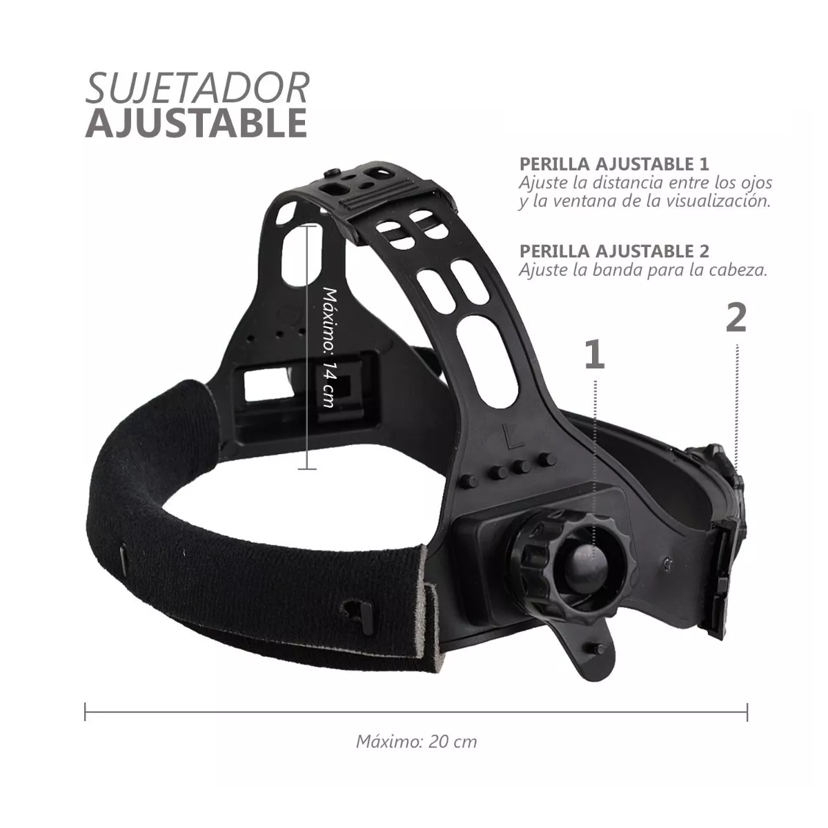 Foto 4 pulgar | Careta de Soldar Uso Industrial Electrónica Eo Safe Imports Esi-6940 Multicolor