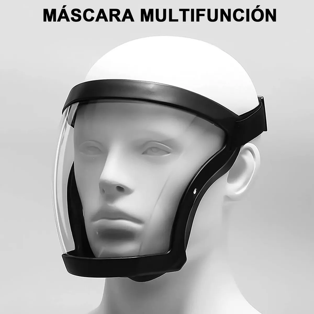 Foto 4 pulgar | Careta Policarbonato Protectoras Facial Adulto Eo Safe Imports Esi-15669 Transparente