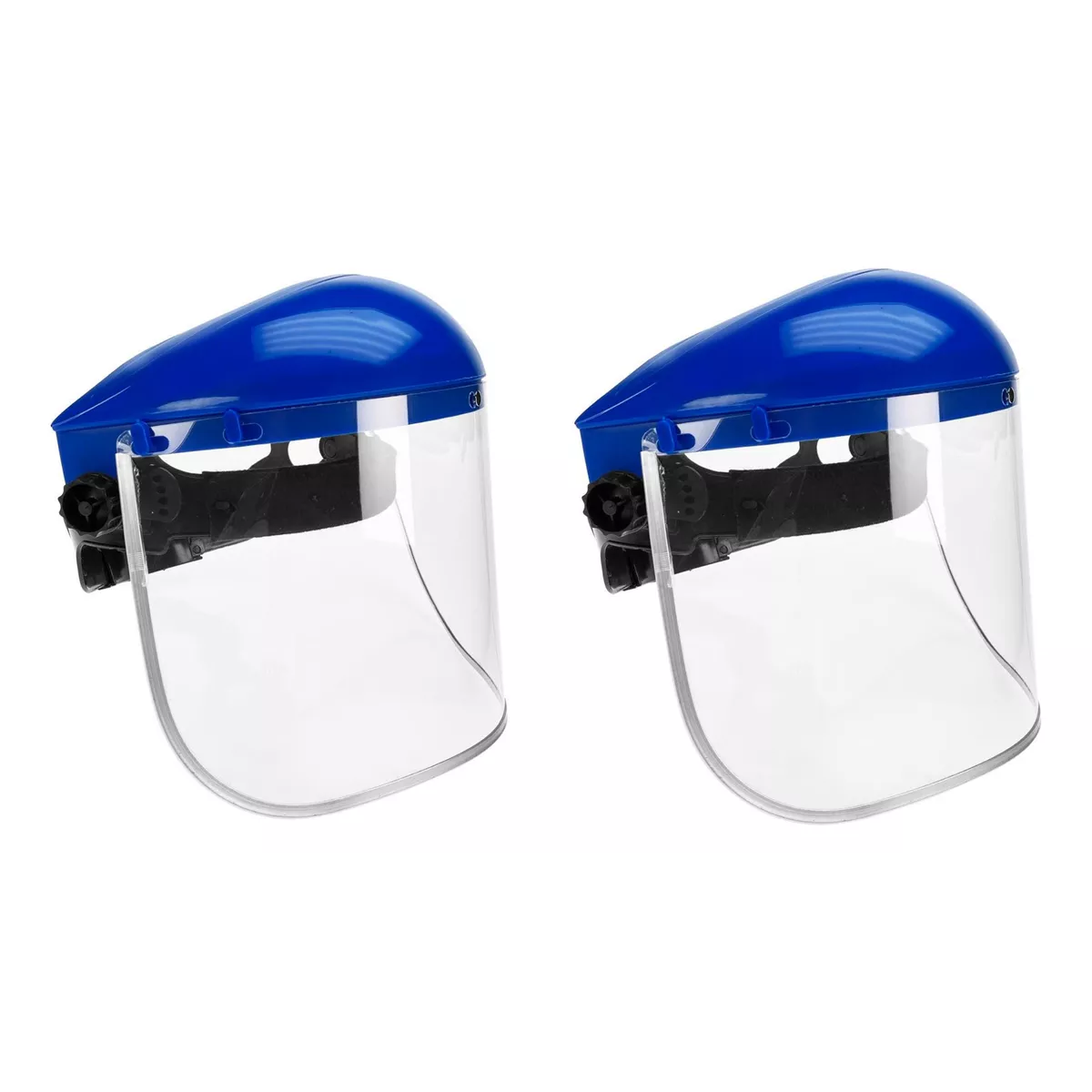 Foto 2 pulgar | Kit 2 Protectores Faciales Caretas Uso Rudo Eo Safe Imports Esi-15673 Azul