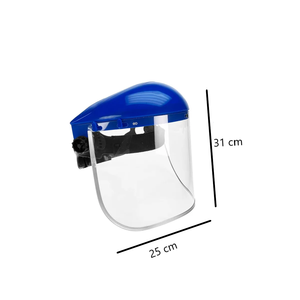 Foto 2 | Kit 2 Protectores Faciales Caretas Uso Rudo Abatible Eo Safe Imports Esi-19264 Azul