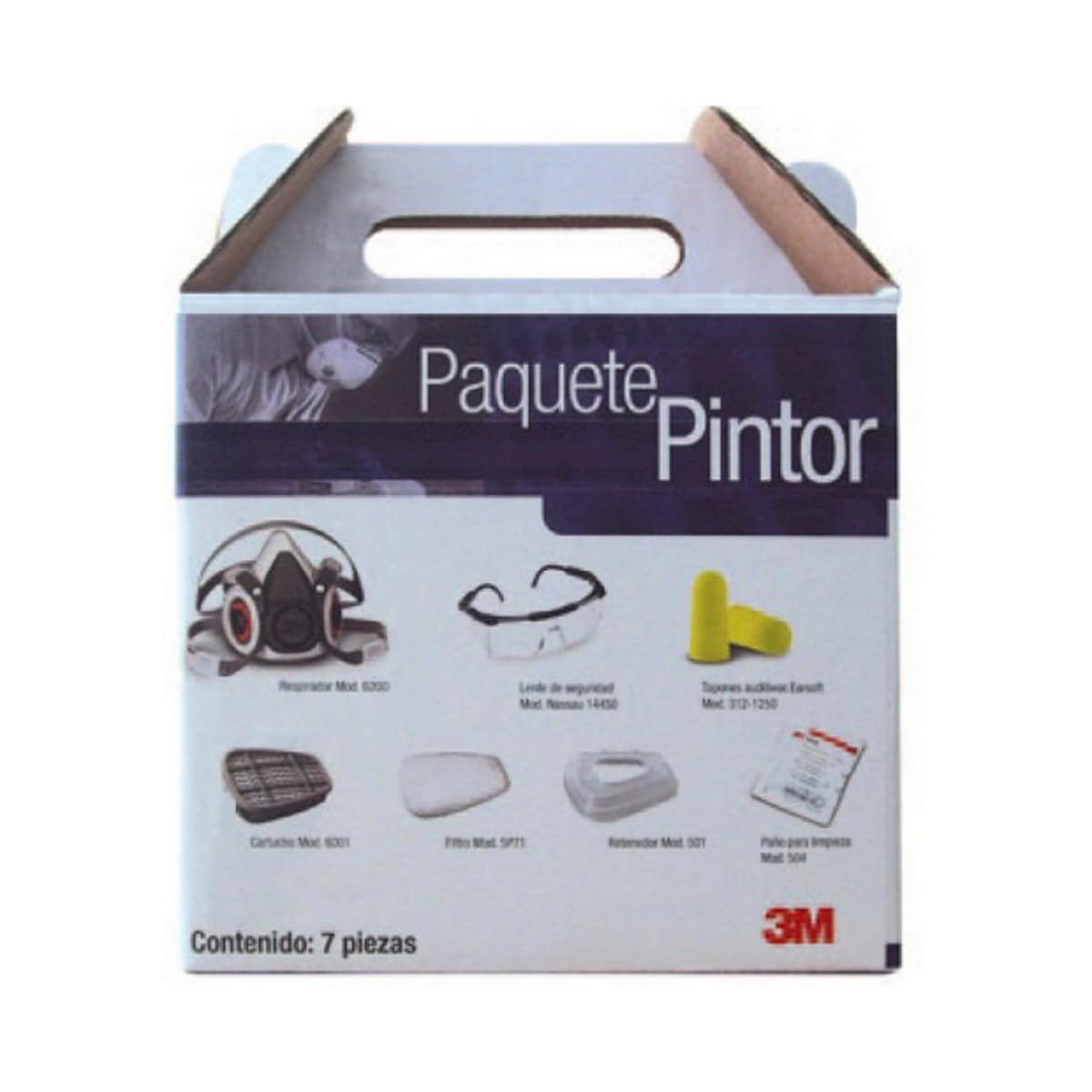 Paquete Pintor 3m 7 Pzas Varias $1,349