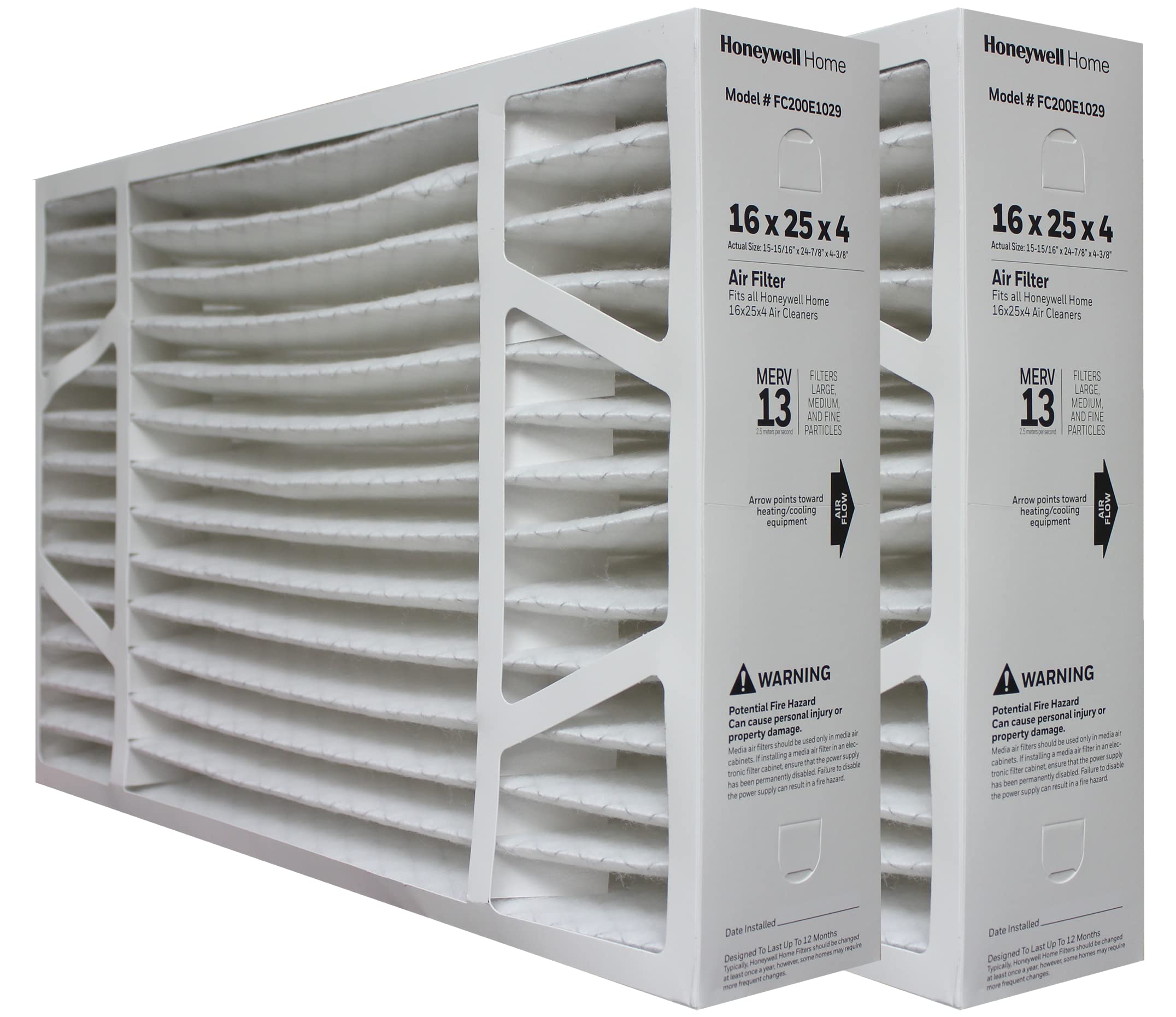 Foto 2 pulgar | Filtro De Aire Honeywell Fc200e1029 Media 16x25 Merv 13, Paquete De 2 - Venta Internacional.