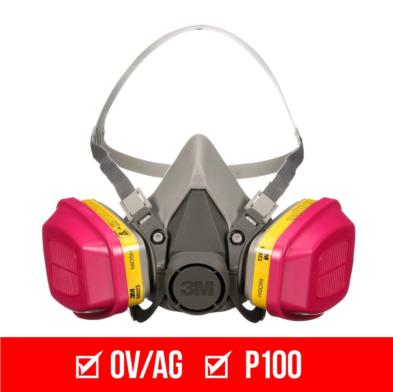 Foto 2 | Respirador 3m 62023h1-dc Multiusos Reutilizable P100 Ov/ag - Venta Internacional.