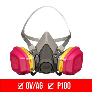 Foto 2 | Respirador 3m 62023h1-dc Multiusos Reutilizable P100 Ov/ag - Venta Internacional.