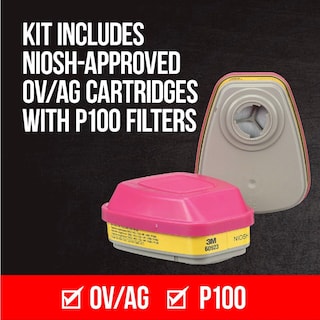 Foto 4 | Respirador 3m 62023h1-dc Multiusos Reutilizable P100 Ov/ag - Venta Internacional.