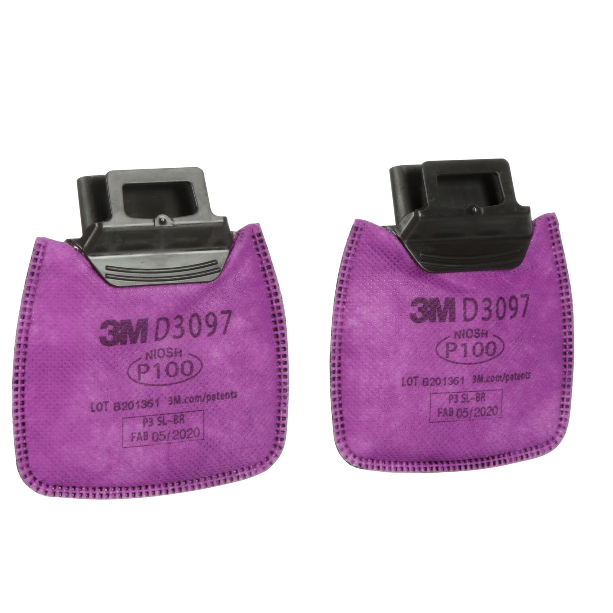 Foto 2 pulgar | Filtro De Respiración 3m P100 Secure Click D3097, 1 Par - Venta Internacional.