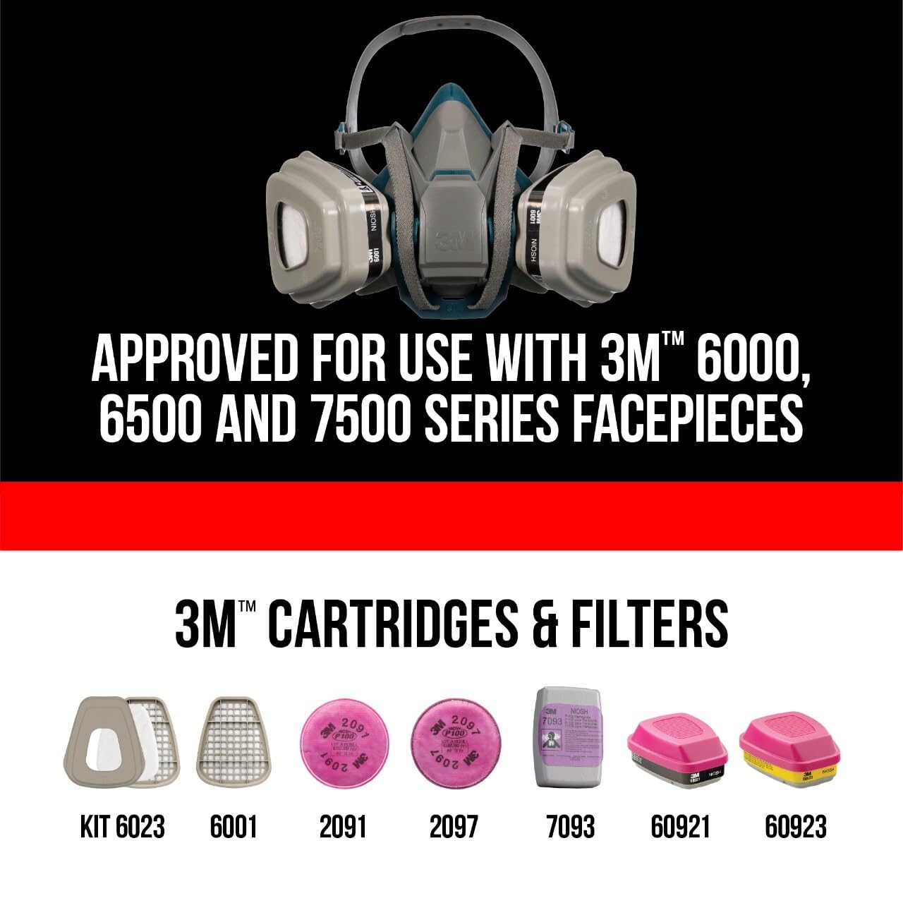 Foto 7 | Filtro de Partículas 3M 5P71 P95 3 Pares - Venta Internacional