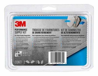 Foto 1 | Kit de Suministro 3M Performance 1 Par de Cartuchos y 2 Pares de Filtros P95 - Venta Internacional