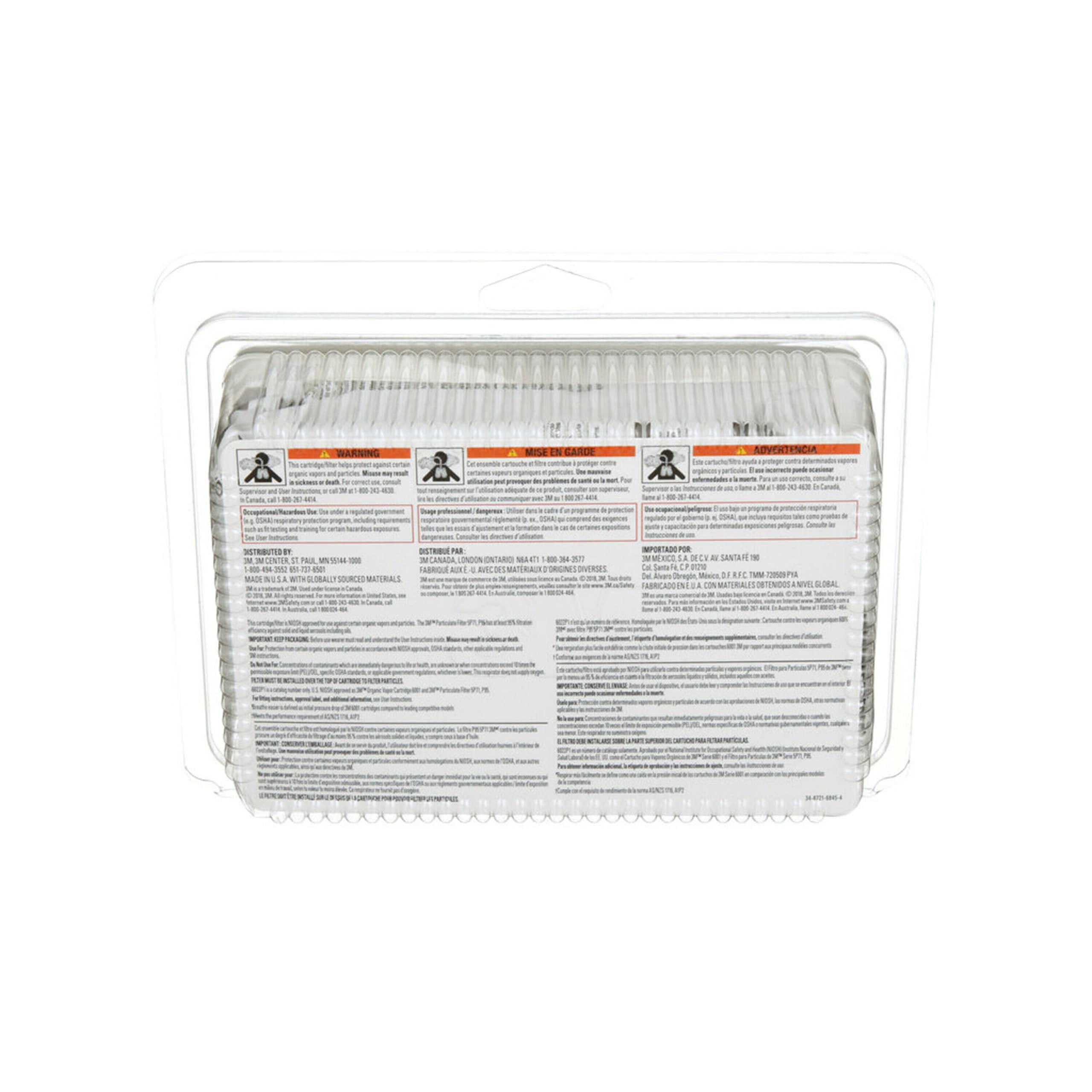 Foto 7 pulgar | Kit de Suministro 3M Performance 1 Par de Cartuchos y 2 Pares de Filtros P95 - Venta Internacional