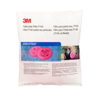 Foto 7 | Filtro De Partículas 3m 2091 P100 Rosa - Venta Internacional.