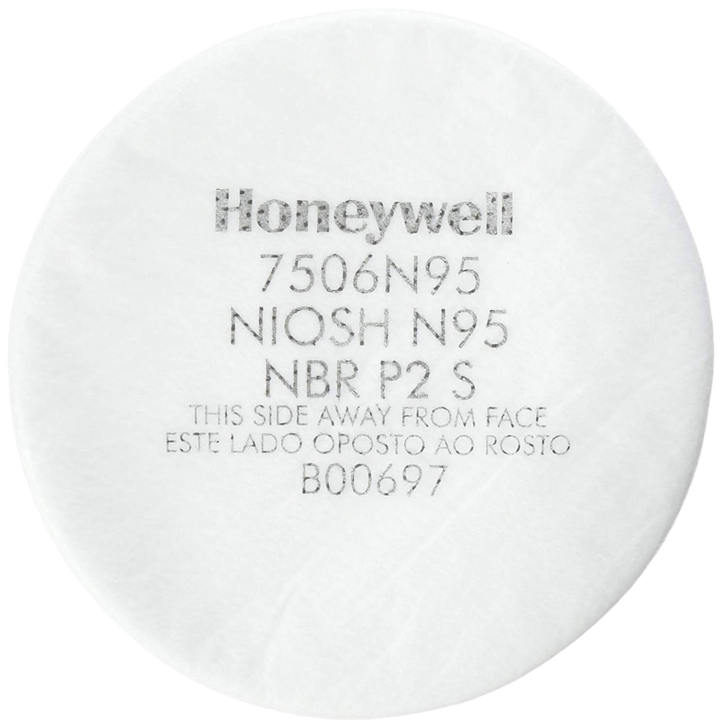 Foto 2 pulgar | Filtros De Partículas Honeywell 7506n95 N95 Purple (paquete De 10) - Venta Internacional.