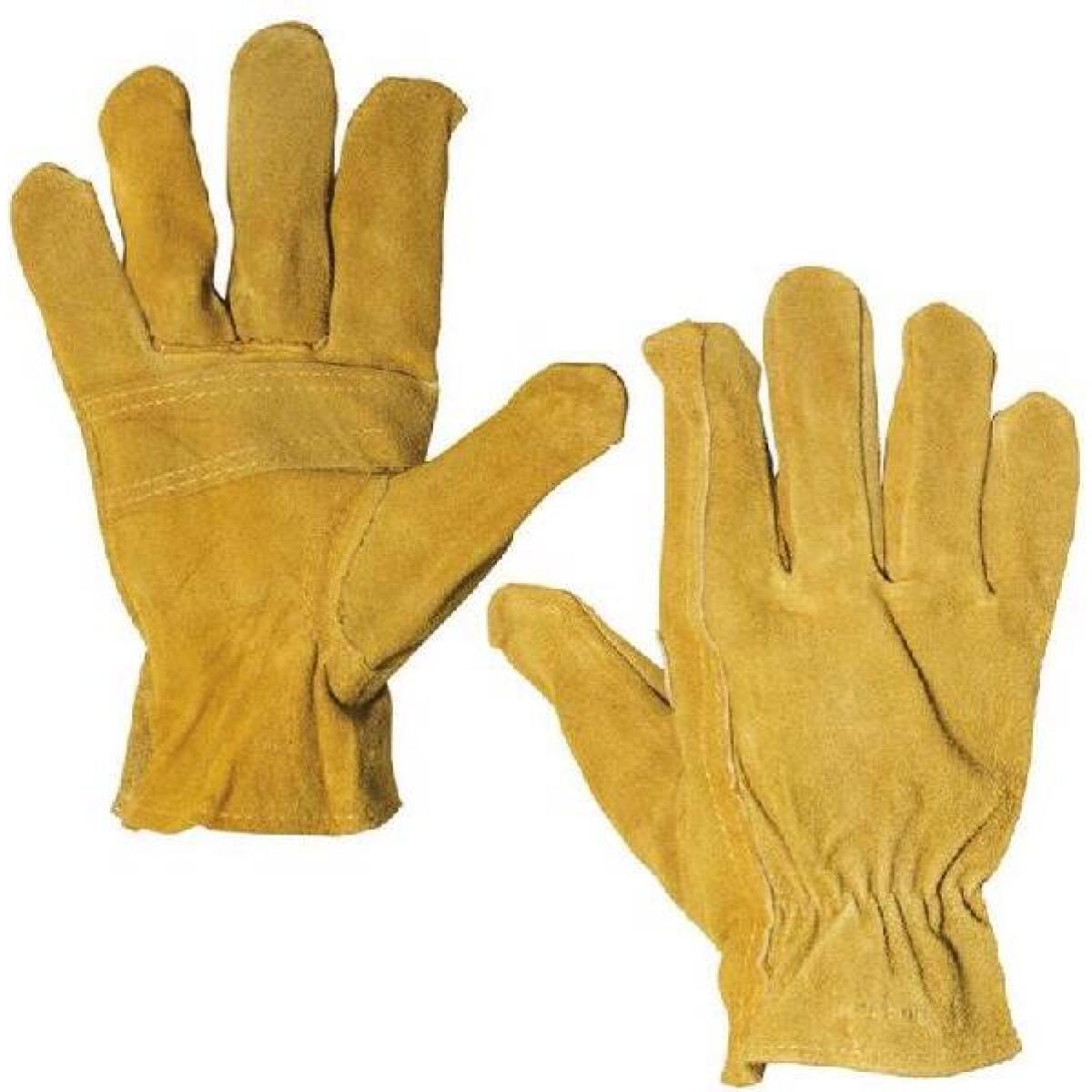 Foto 2 pulgar | Guantes De Piel De Borrego Y Refuerzo De Carnaza