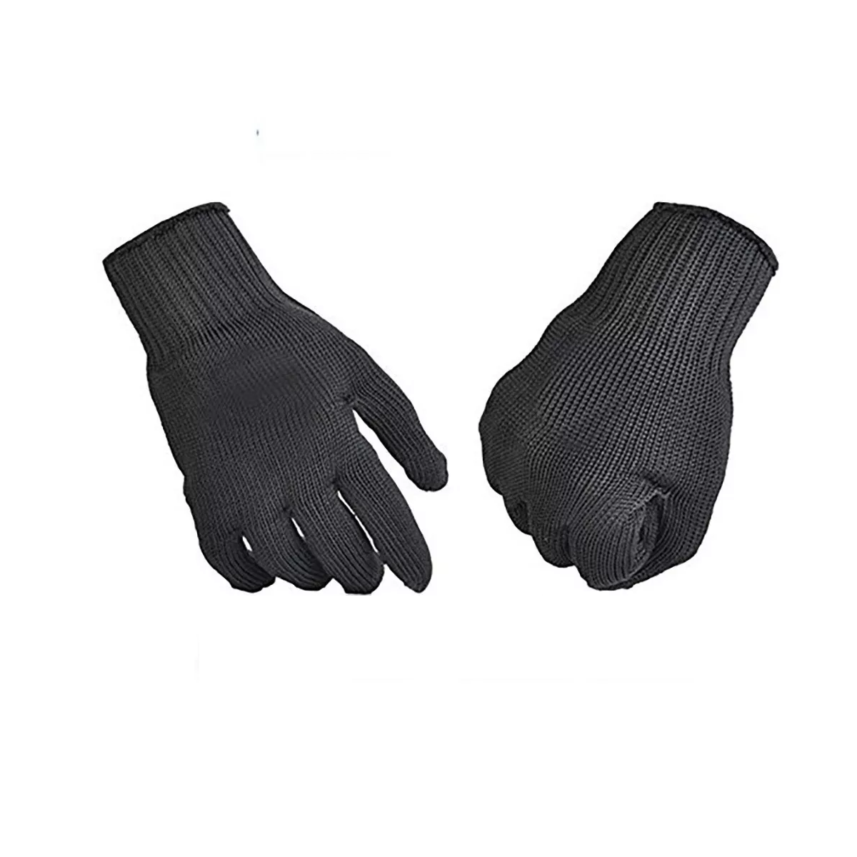 Foto 1 | Par de Guantes Eo Safe Imports ESI-3783 color Negro Protección Anticorte Hilo Acero Inoxidable