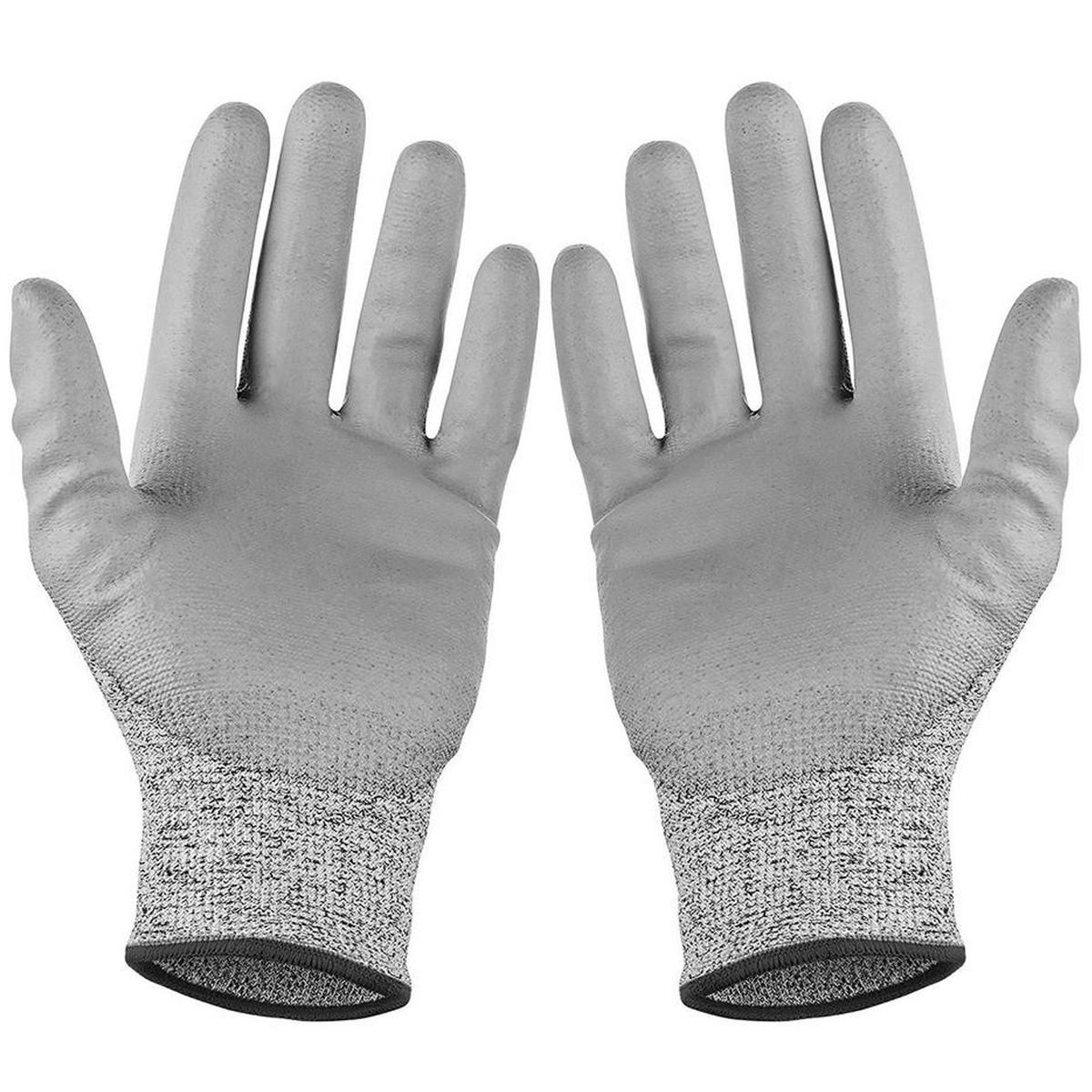 Foto 4 pulgar | Guantes de Trabajo Industriales VentDepot Mxggy-001 Gris 1 Par