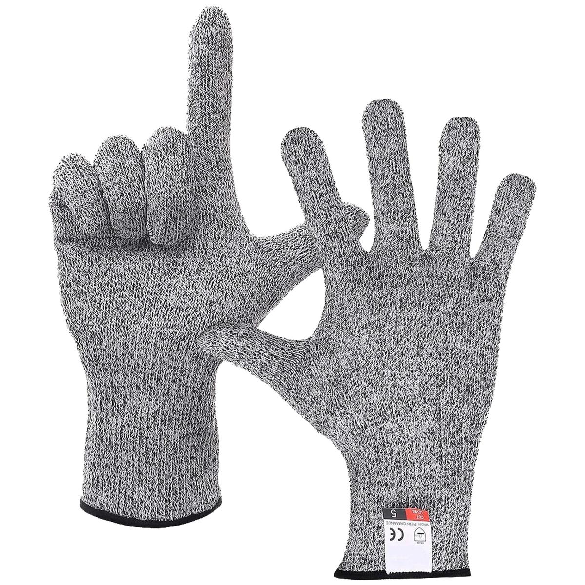 Foto 2 pulgar | Guantes Anti Corté De Protección Ventdepot Mxbgp-001 1 Par Gris