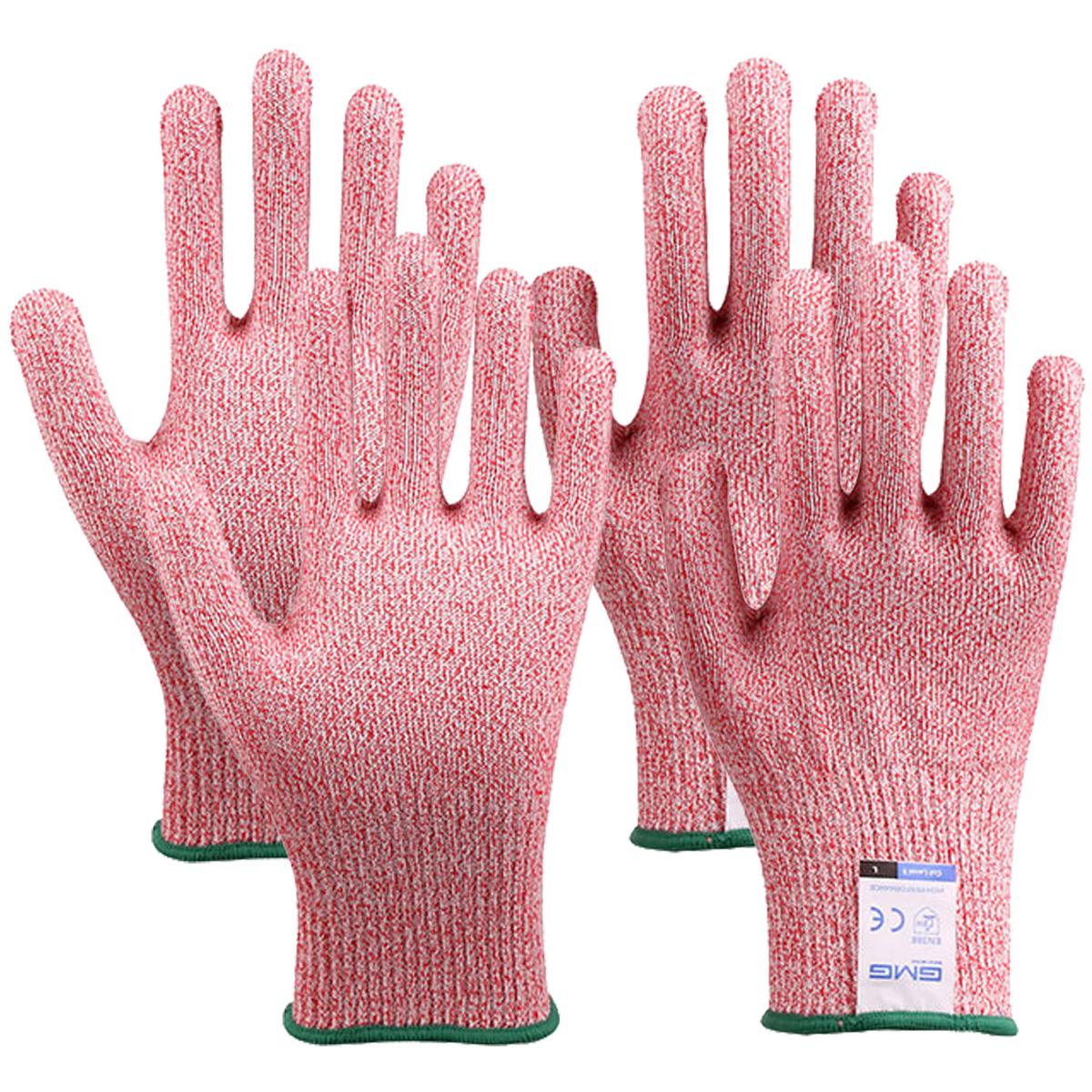 Foto 2 pulgar | Guantes Rosas Para Cortar Metales Ventdepot Mxgpi-007 2 Pares Rosa
