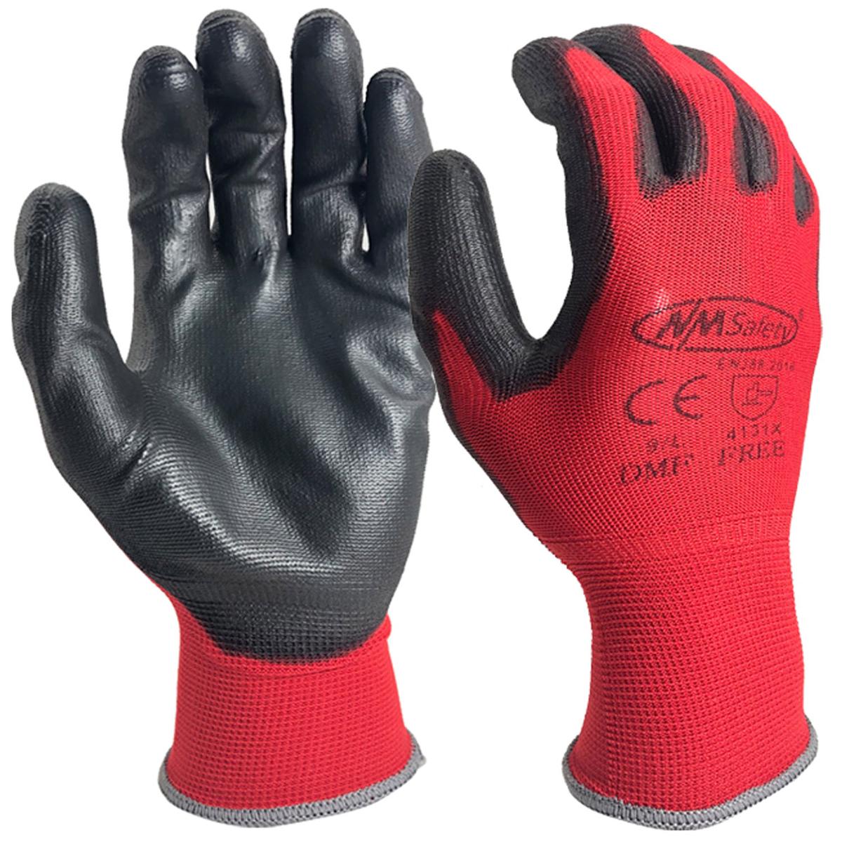Foto 4 pulgar | Guantes Rojos De Uso Rudo Ventdepot Mxgor-001 1 Par Rojo
