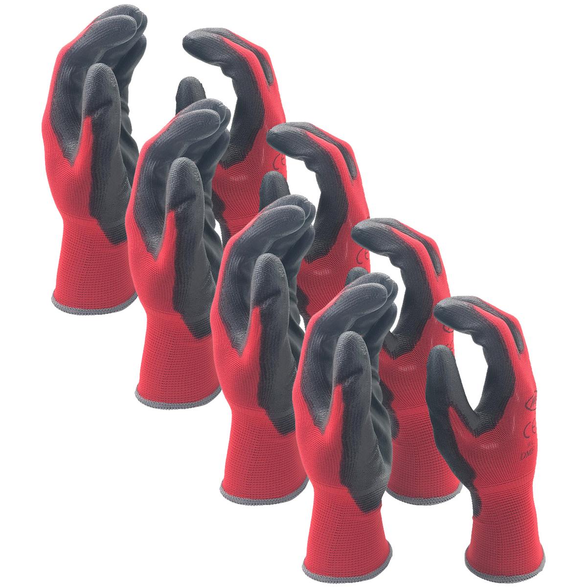 Foto 1 | Guantes Rojos Para Cortar Vidrio Ventdepot Mxgor-004 4 Pares Rojo