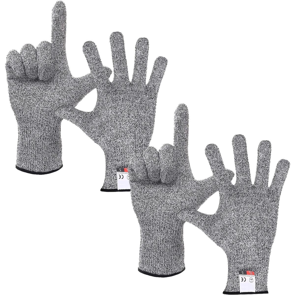 Protección De Guantes Multiusos Ventdepot Mxbgp-017 2 Pares Gris $631