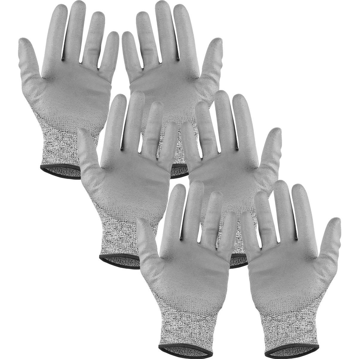 Foto 3 pulgar | Guantes Grises Para Cortar Vidrio Ventdepot Mxggy-013 3 Pares Gris
