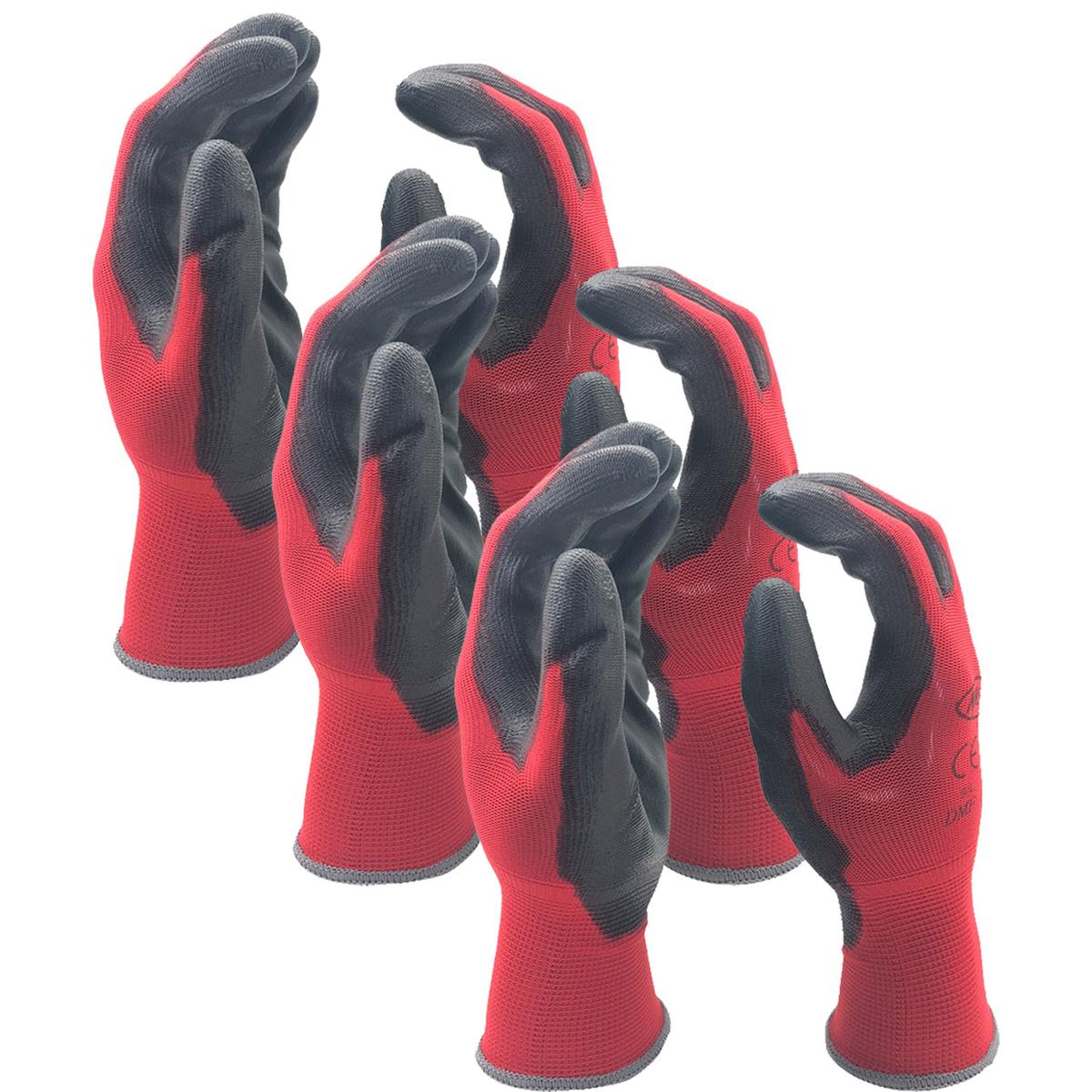 Foto 2 pulgar | Guantes Rojos Gran Protección Ventdepot Mxgor-023 3 Pares Rojo