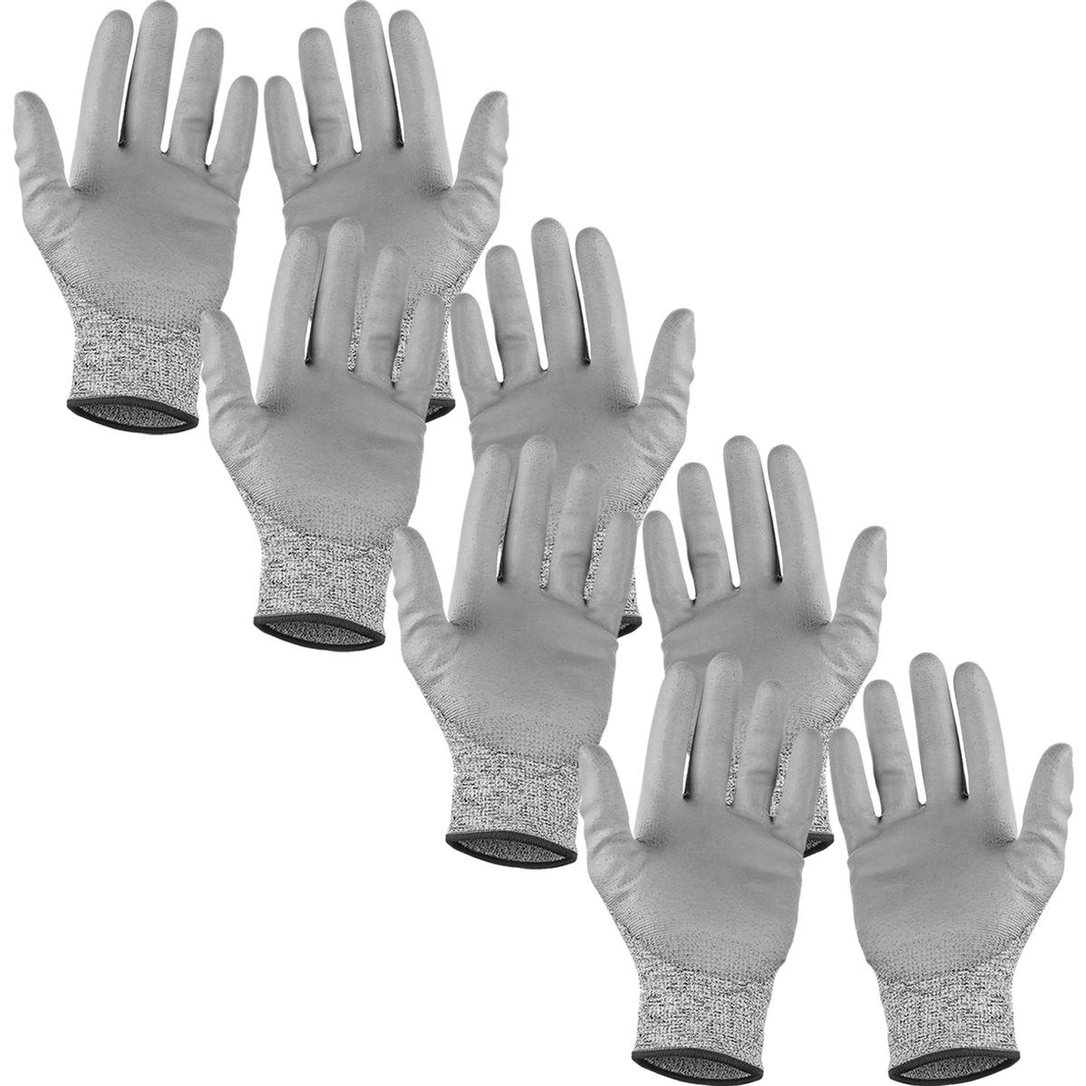 Foto 2 pulgar | Guantes Grises Para Cortar Acrílico Ventdepot Mxggy-019 4 Pares Gris