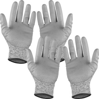 Foto 2 | Guantes Industriales Grises Ventdepot Mxggy-002 2 Pares Gris