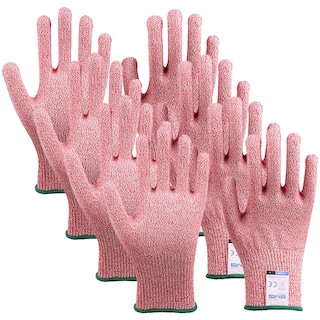 Foto 1 | Guantes Rosas Para Cortar Vidrio Ventdepot Mxgpi-004 4 Pares Rosa