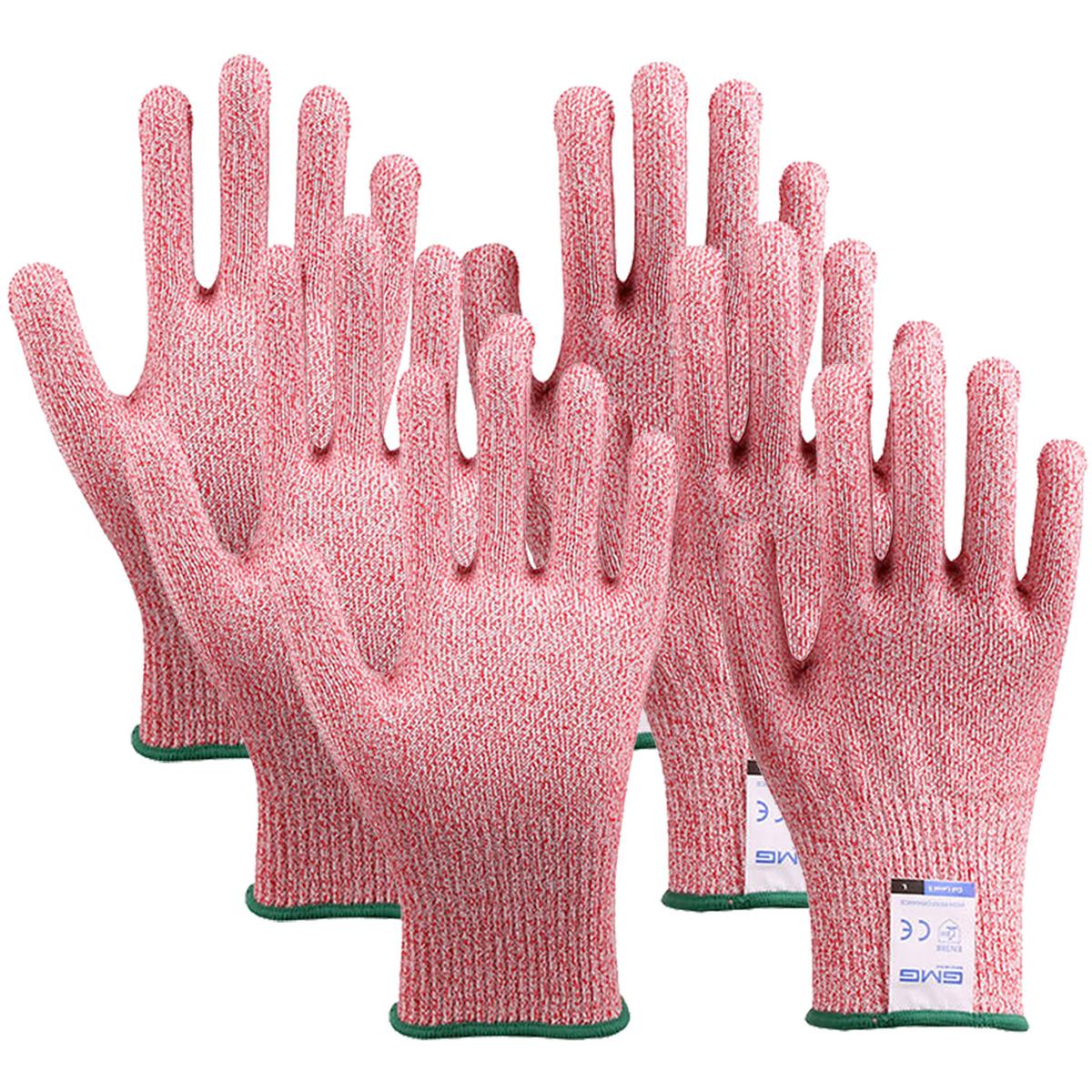 Foto 3 pulgar | Guantes Rosas Para Cortar Ventdepot Mxgpi-013 3 Pares Rosa