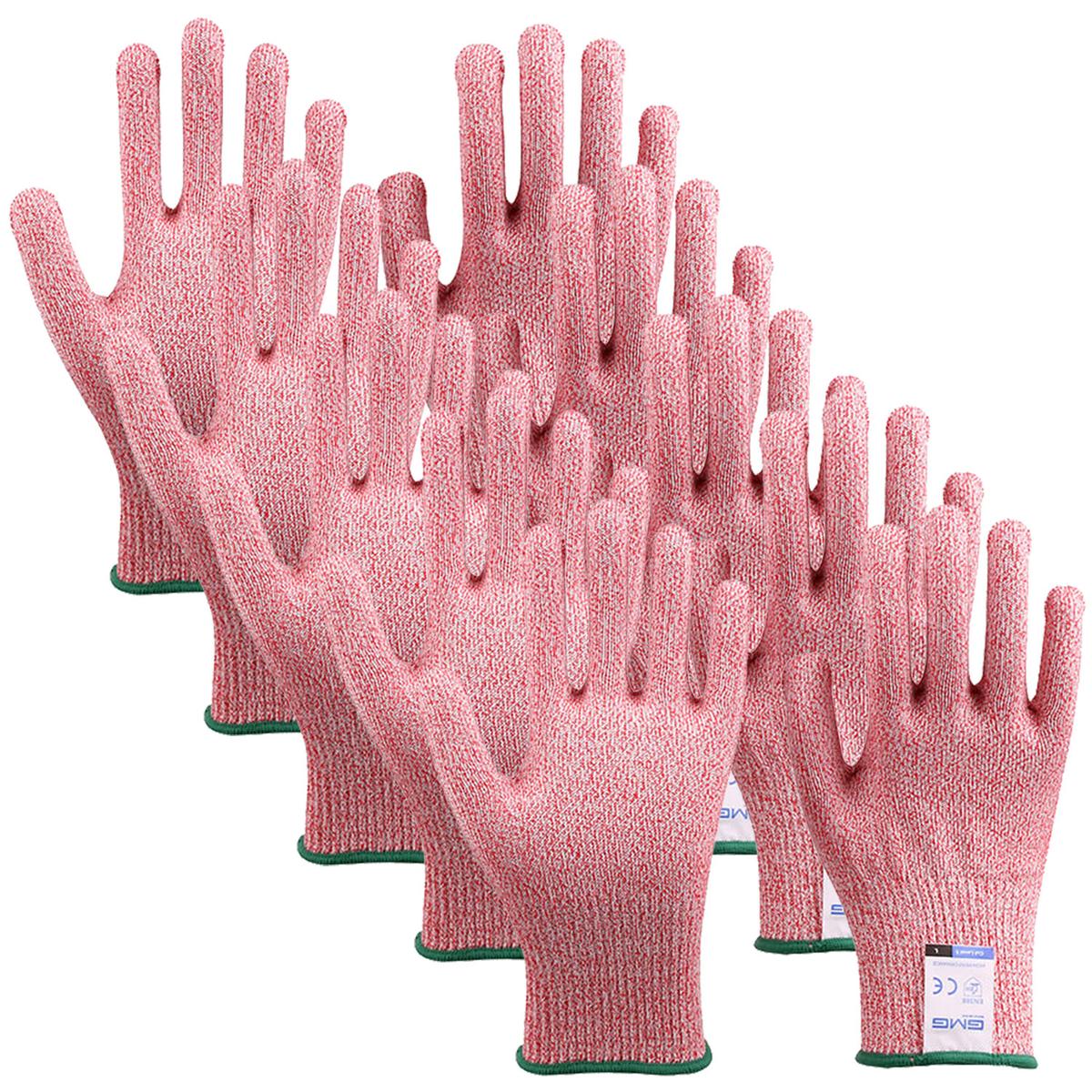 Foto 2 pulgar | Guantes Rosas Para Cortar Lámina Ventdepot Mxgpi-005 5 Pares Rosa