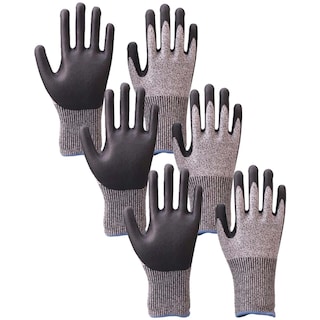 Foto 2 | Guante Anti Corté Alta Resistentes Ventdepot Mxbgv-018 3 Pares Gris/negro