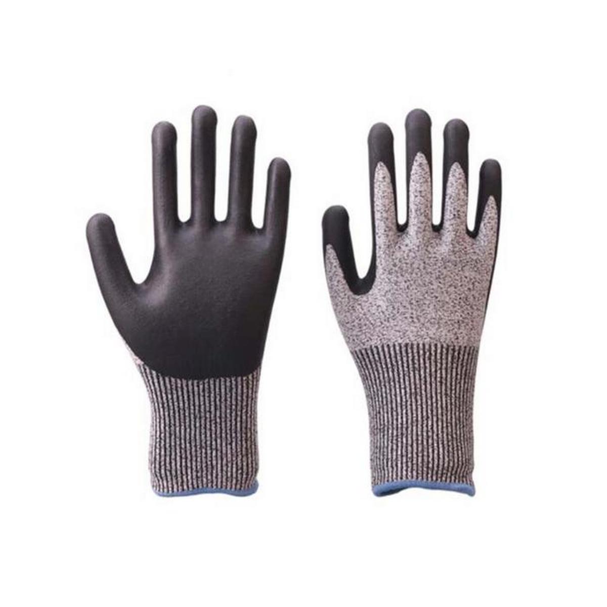 Foto 4 pulgar | Guantes Anti Corté Protección Rudo Ventdepot Mxbgv-008 3 Pares Gris/negro