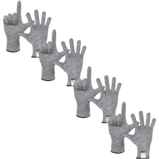 Foto 1 | Guantes Anti Corté Multiusos Ventdepot Mxbgp-004 4 Pares Gris